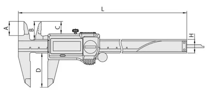 Mitutoyo M-500-712-20 Absolute Coolant Proof Caliper คาลิเปอร์ดิจิตอล 0-150mm